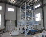 Five layer coextrusion film blowing unit