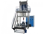 Two layer coextrusion film blowing machine